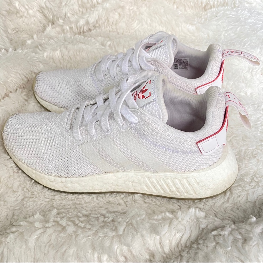 Adidas Men’s NMD R2 CNY White Chinese Sneakers - Picture 7 of 14